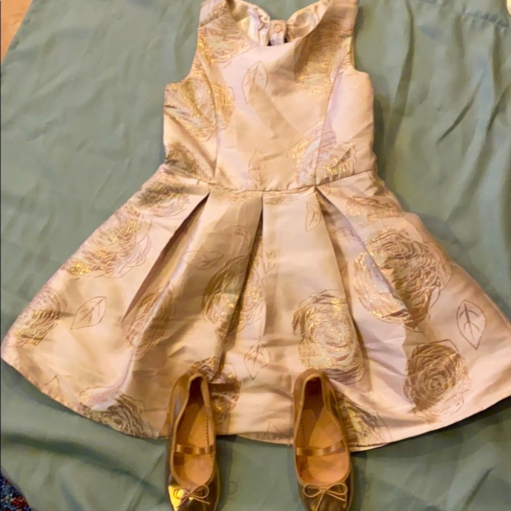Rose Gold Girls Formal Dress